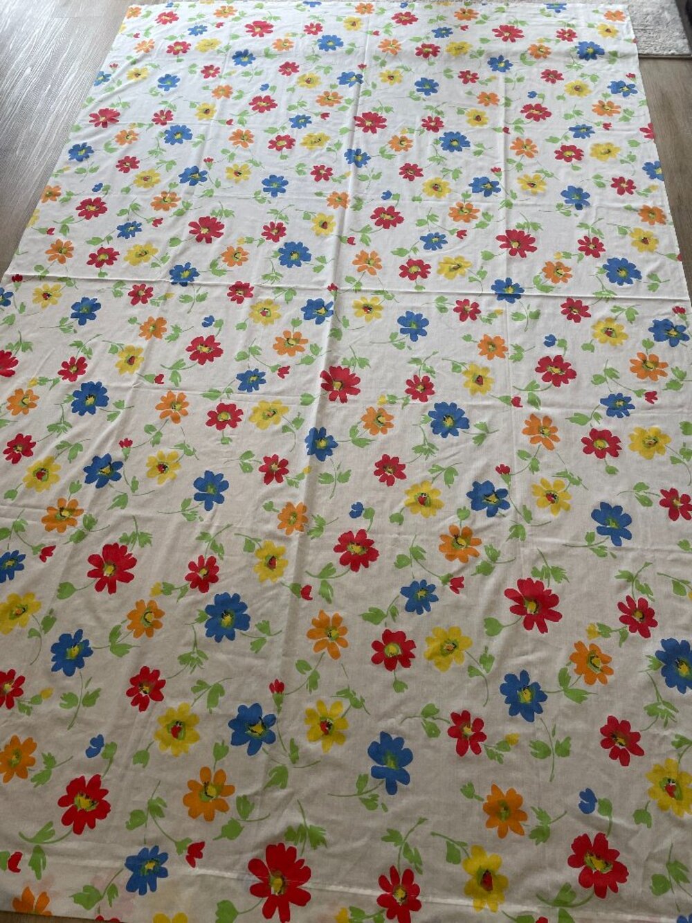 Vintage Floral Bed Sheet